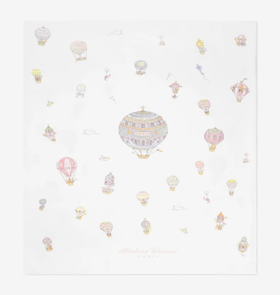 Baby Hot Air Balloons Duvet Cover